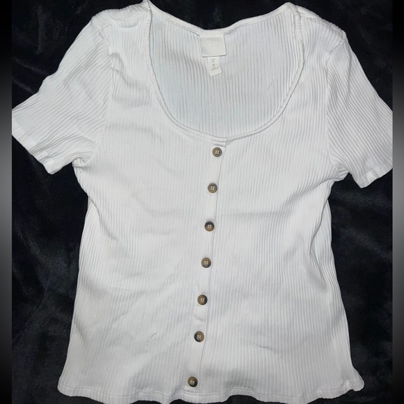 H&M white top - Picture 1 of 1